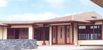 Hanohanoka'ikena, house with a grand view.